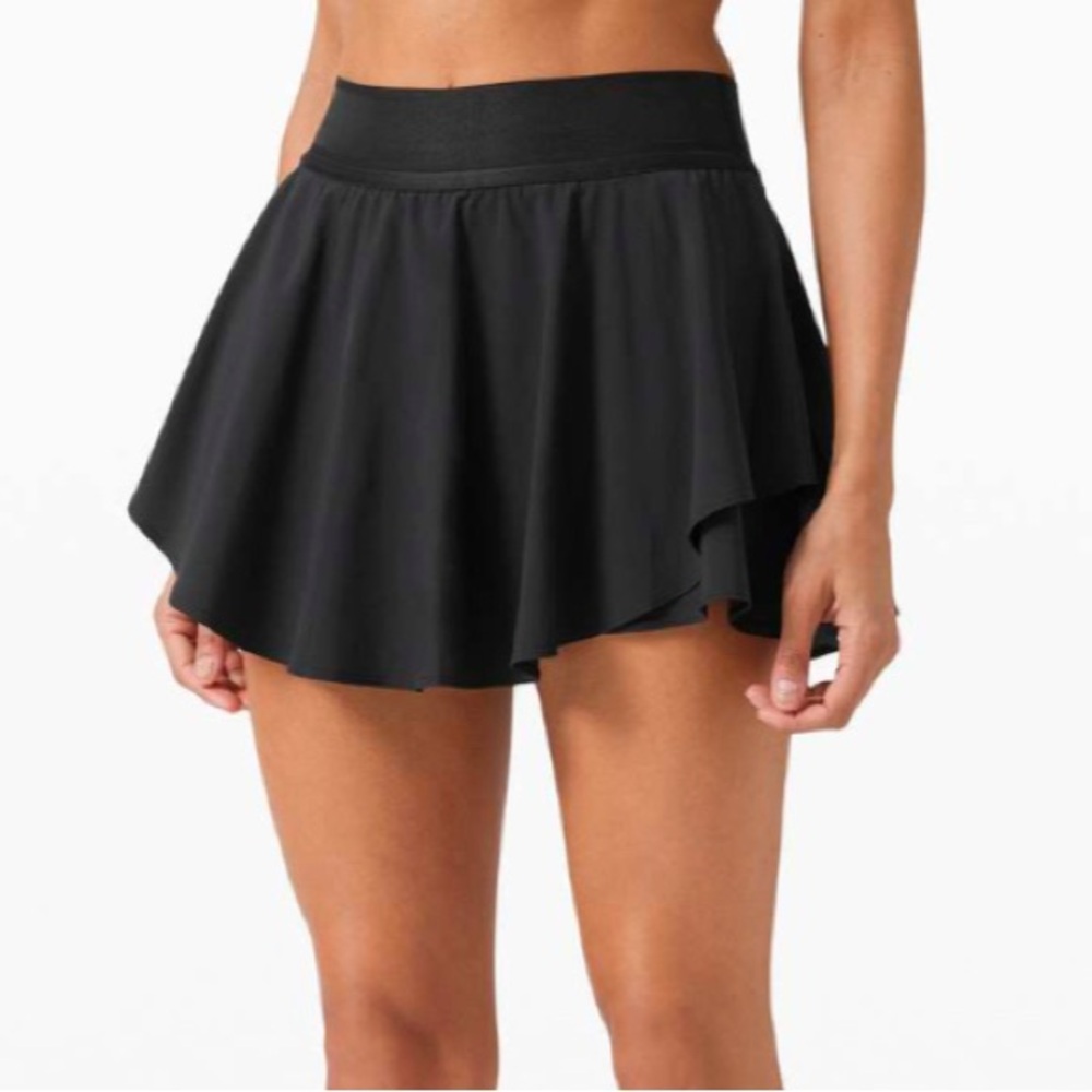 Lululemon Court Rival High Rise Skirt | Black